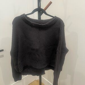 Tradlands Cozy Black Knit Sweater